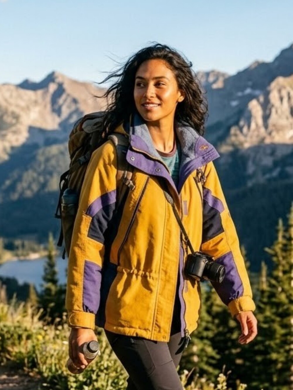 Vintage Columbia Fire Ridge 3 in 1 Jacket System Womens Small Rain And Snow Coat